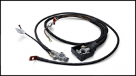 Прокладка кабеля от аккумулятора (вместе с кабелем и предохранителями) до тахографа